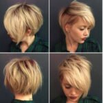 40 Hottest Short Hairstyles, Short Haircuts 2019 – Bobs, Pixie, Cool in Short Voluminous Feathered Hairstyles