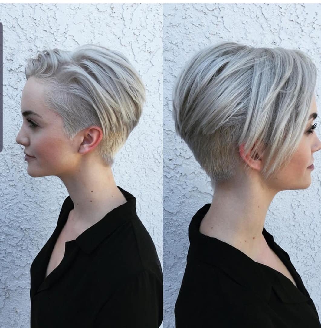 Platin-Kurze-Haare