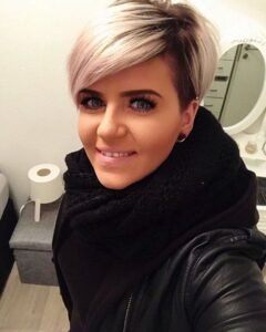 Kurze Haare für das Frühjahr