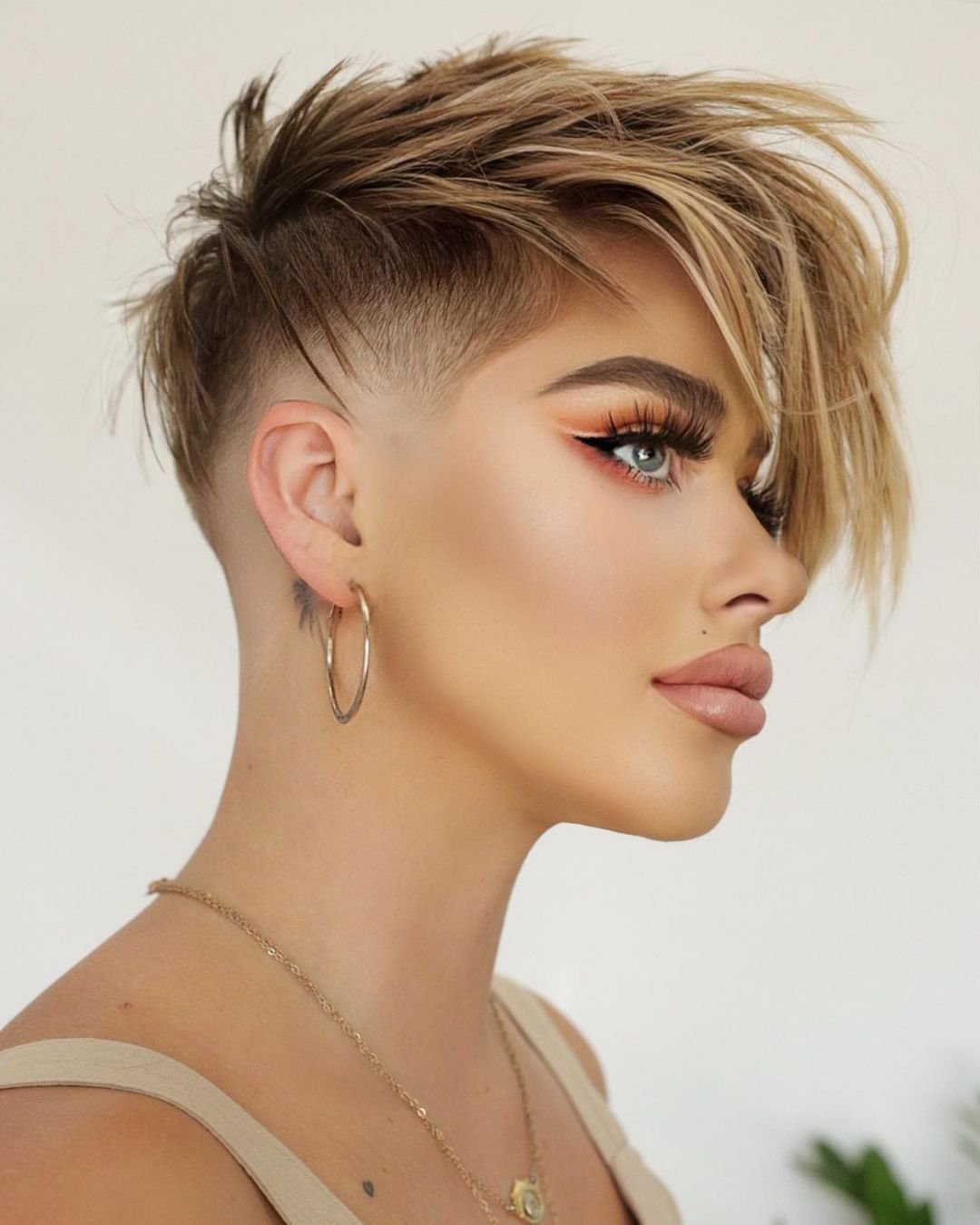 Kurzes Pony Pixie-Haar Frisuren