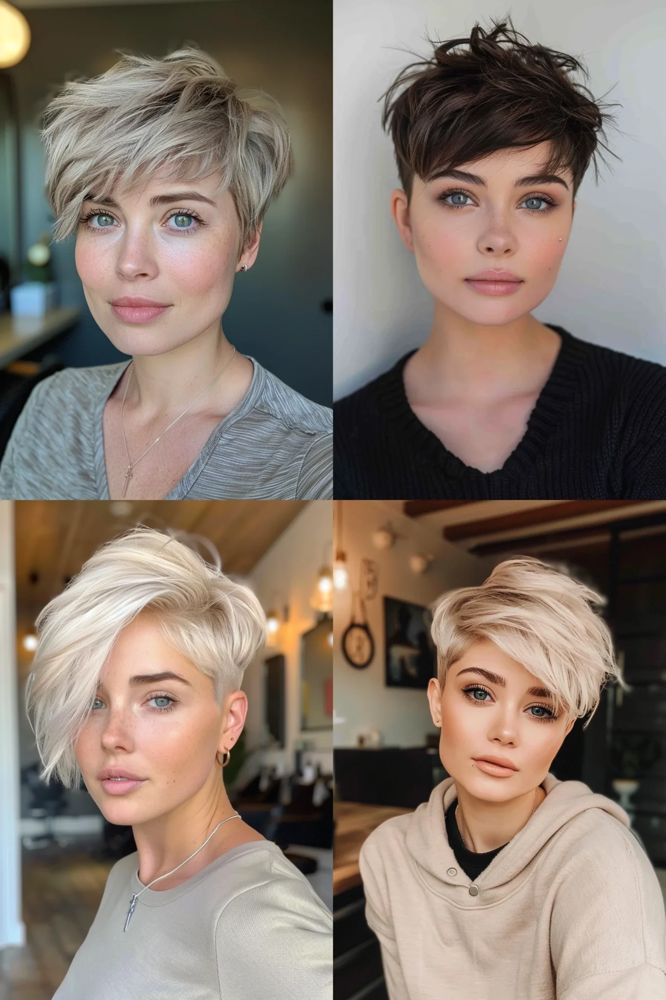 Femininer Look für Frauen: Neue Trends und glamouröse Kurzhaarfrisuren