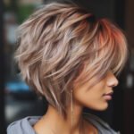 Frisch und modern: Kurze gestufte Bob Frisuren