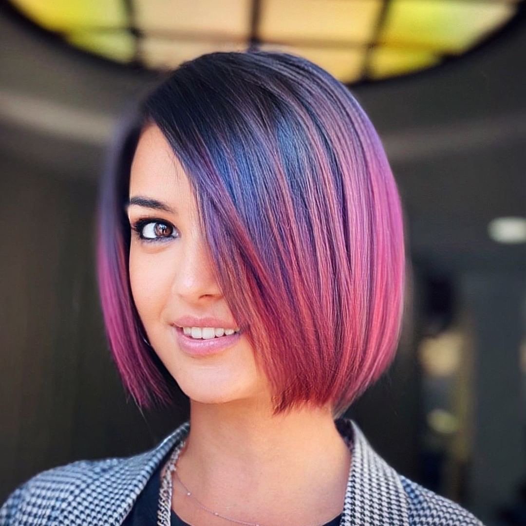 Frisch und modern: Kurze gestufte Bob Frisuren