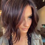 Frisch und modern: Kurze gestufte Bob Frisuren