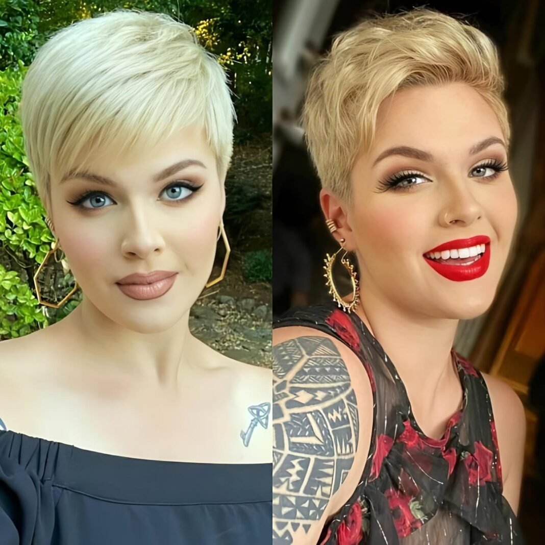 Möchtest du einen frischen und modernen Look? Dann probiere eine Kurzhaarfrisur aus!