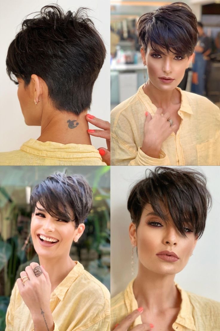 Schwarze Kurzhaarschnitte und Frisuren, von denen Sie sich inspirieren lassen können